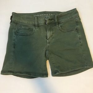 Green shorts